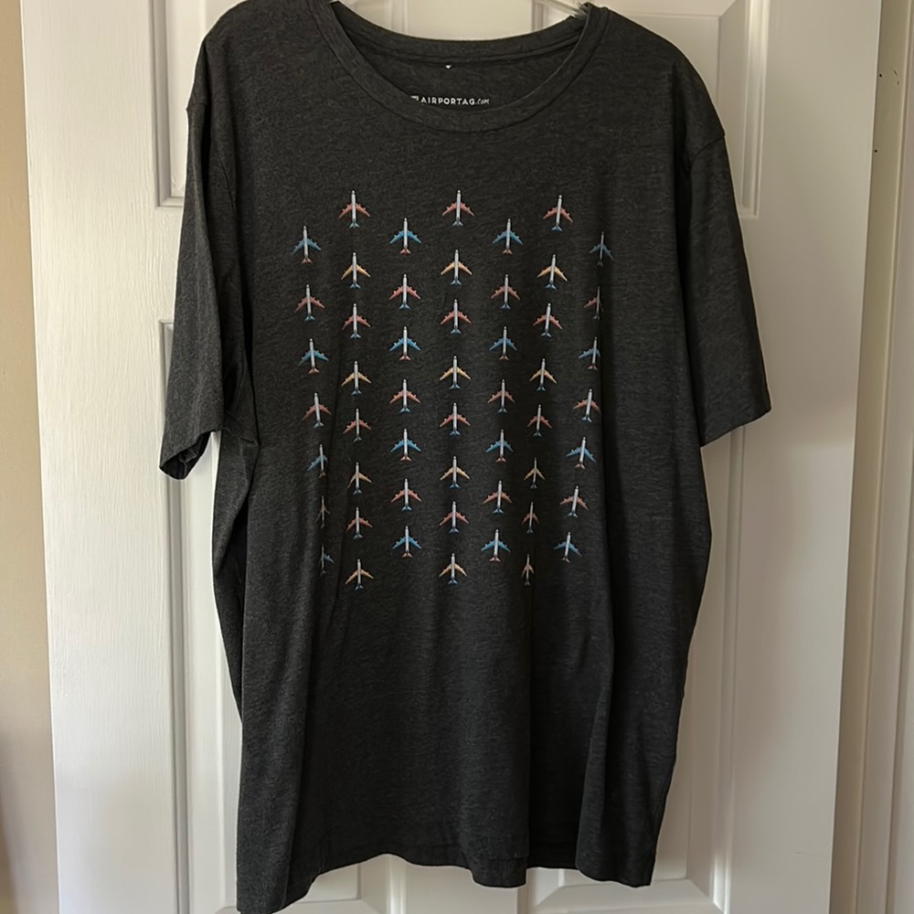 Plane Silhouettes t-shirt 2X Airportag